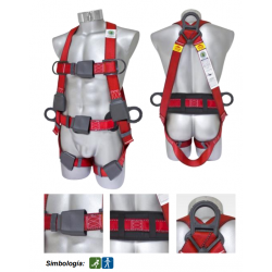 Arnés posicionamiento cinturón con respaldo 1